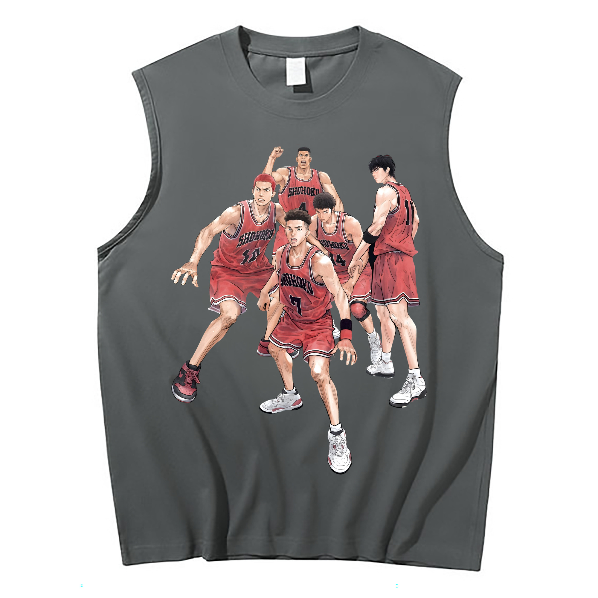 （画像用） SLAM DUNK／スラムダンク コットン100％タンクトップ（フロントプリント）